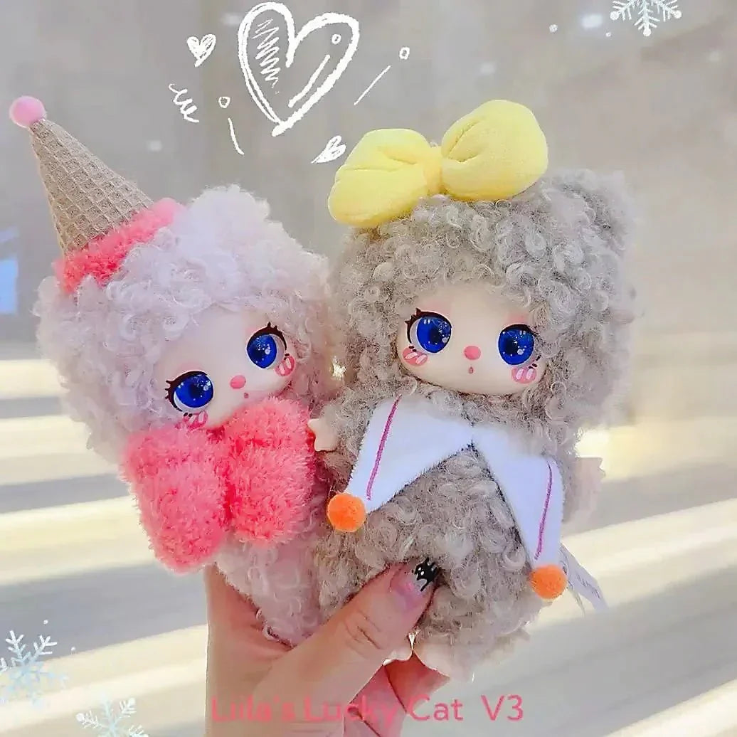 LiiLa's Lucky Cat V3 Series Plush Dolls Hanging Card. Limited Edition