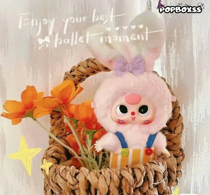 Baby Three Macaron Cute Bunny Series Plush Dolls. Blind Box