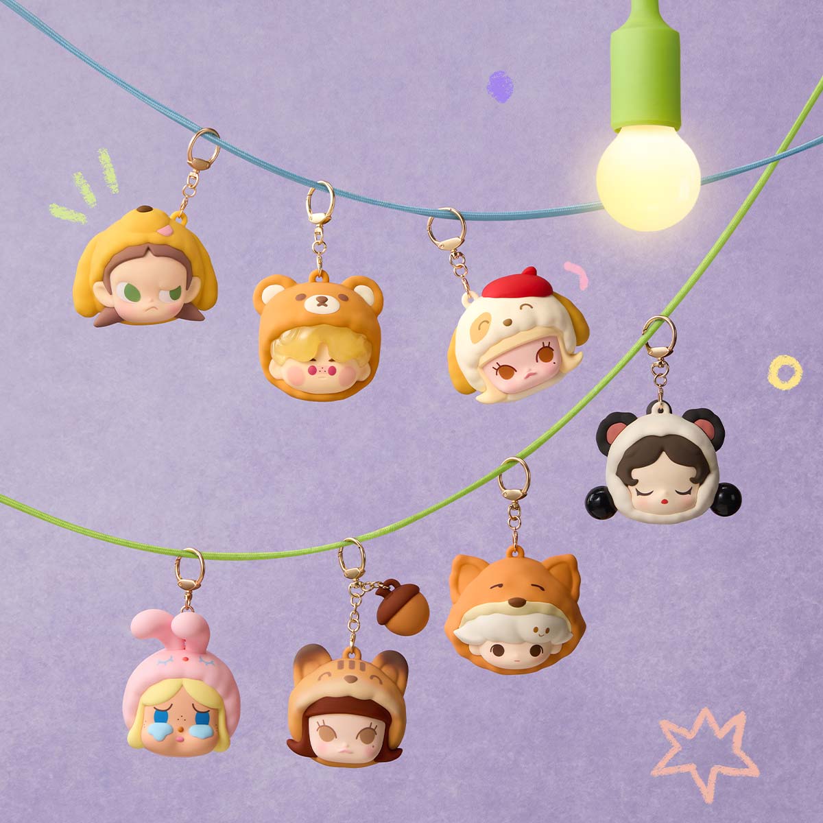 POP BEAN Pajama Party earphone bag