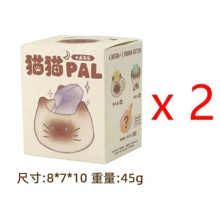 CAT PAL Crystal Series Figures. Blind Box