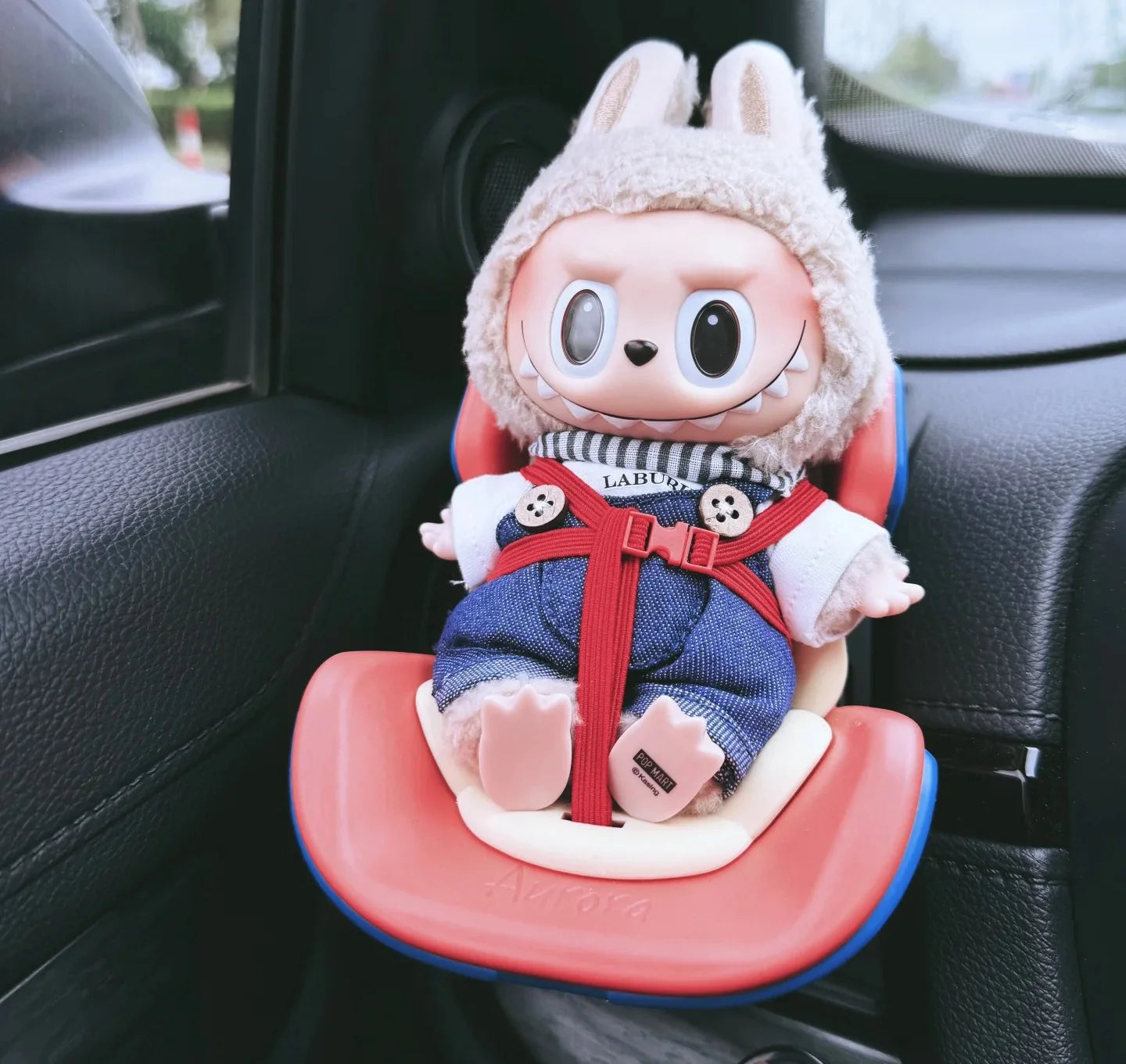 Kawaii Doll Seat Mini Seat for Labubu Ob11 Doll Cartoon Ornament