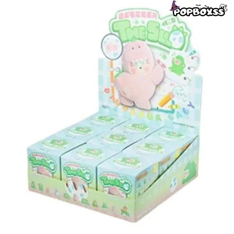 THE SLLO Dinosaur Series PVC Figures. Fuzzy Blind Box