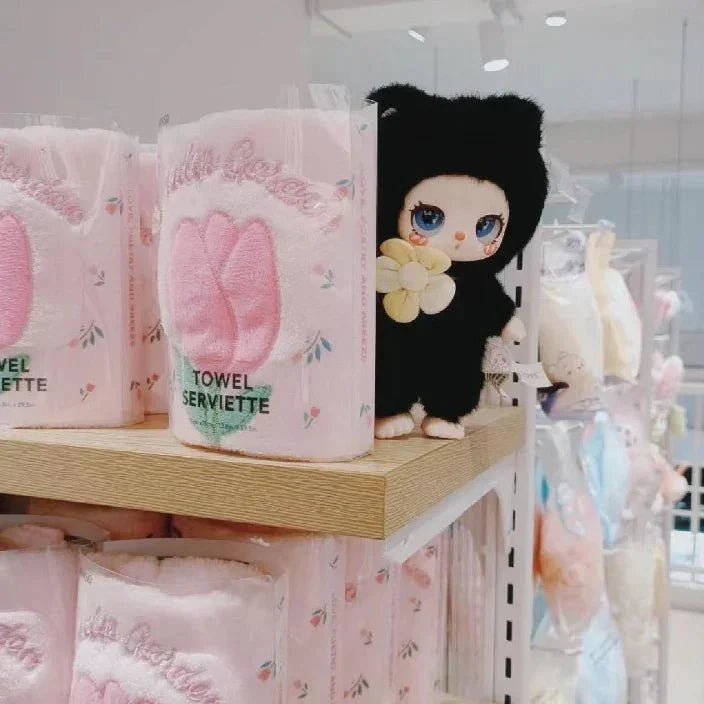 Liila's Lucky Cat Series Midnight Blackcurrant Plush Doll. Limited Edition