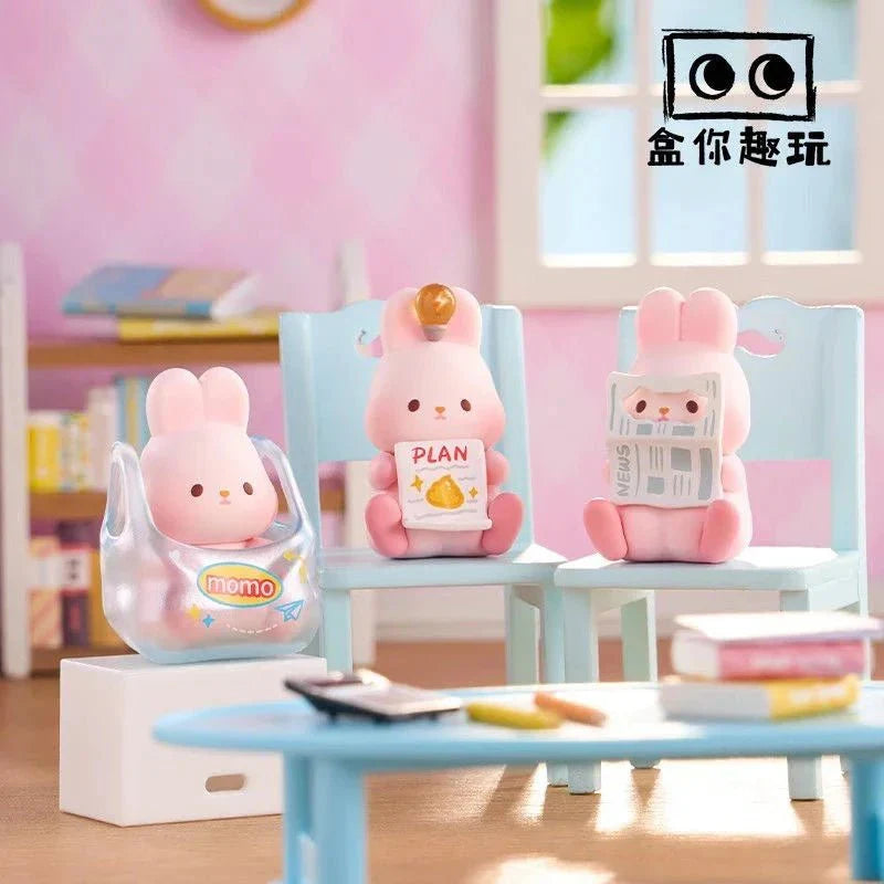 MOMO BUNNY Enjoy Life Mini Beans Series Figures