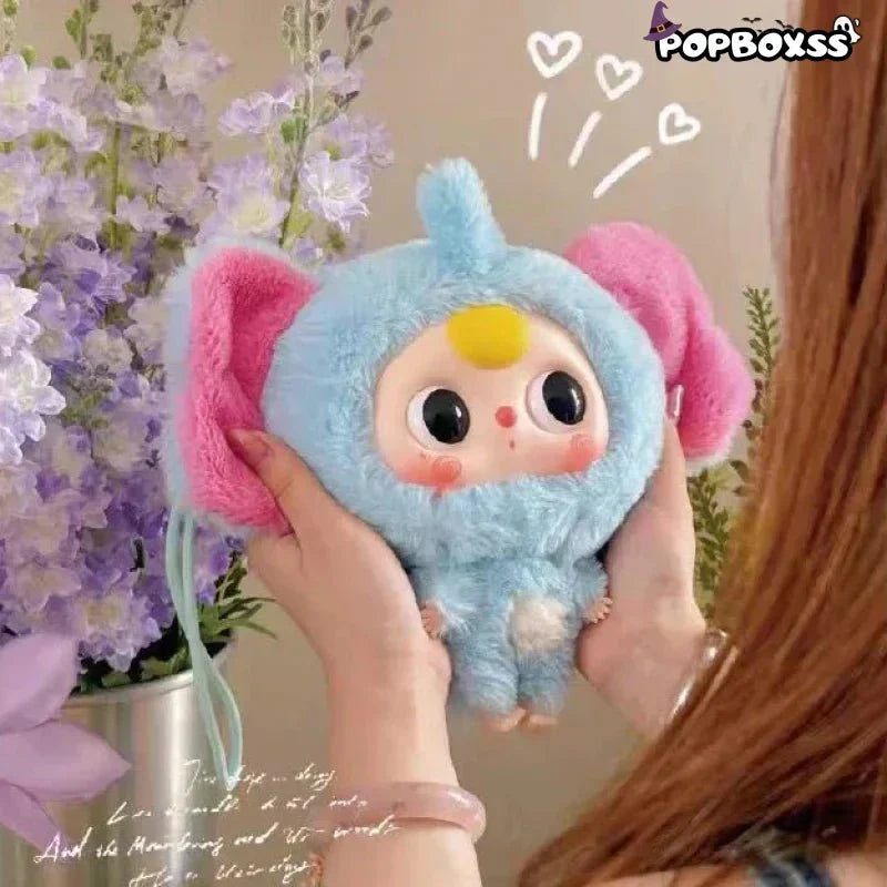 Baby Three - Big Head Baby Zipper Bag Plush Dolls. Blind Box