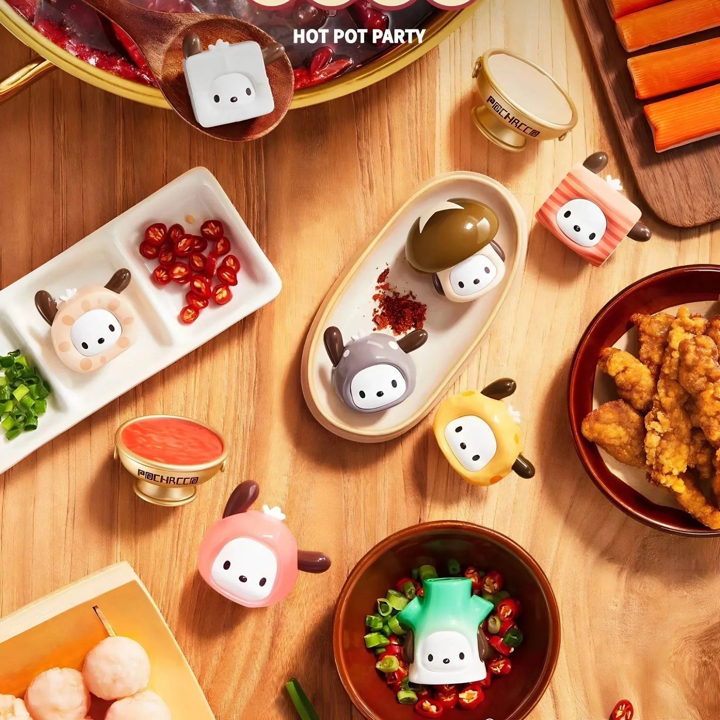 Pocha Hot Pot Party Series Figures. Blind Box
