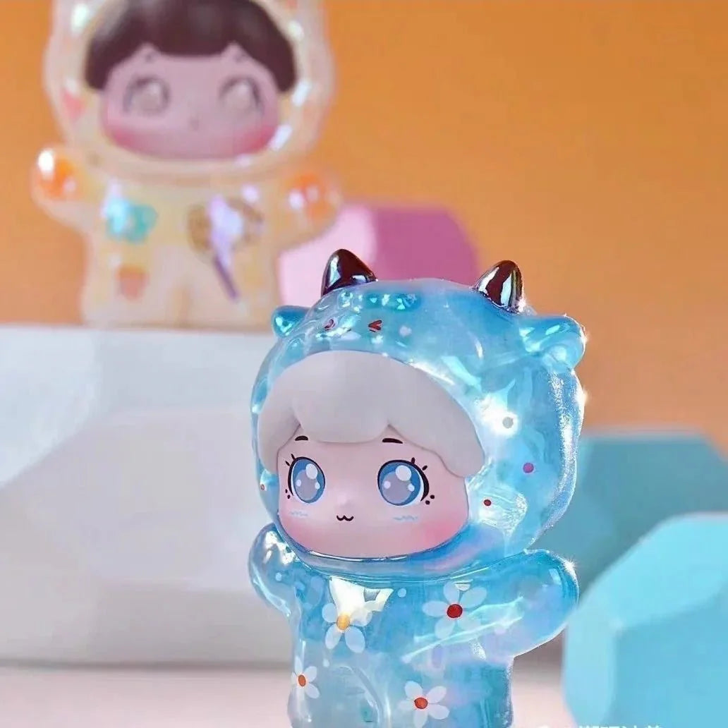 Baobao's Pet Store Spring Outing Transparent Color Mini Beans Series PVC Figures. Blind Box