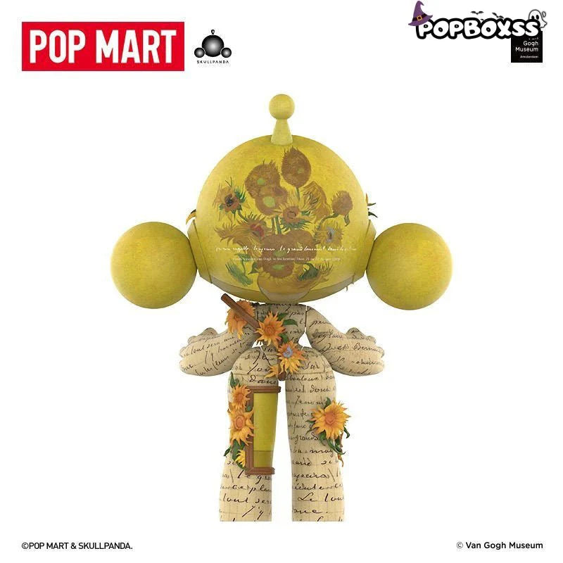 MEGA α SKULLPANDA 400% Van Gogh Museum Sunflowers