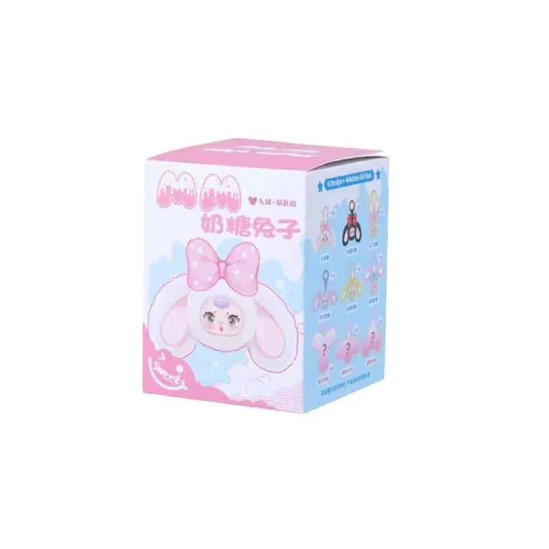 MM Candy Bunny V2 Series Plush Keychain Dolls. Blind Box