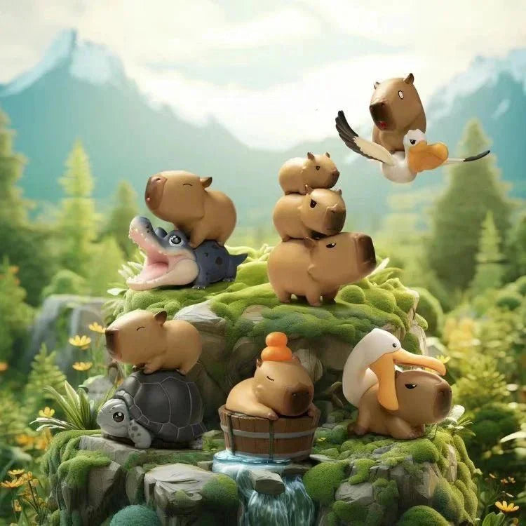 Animal Heavenly Body Capybara Series Figures. Blind Box