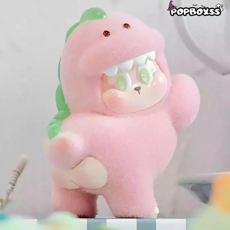 THE SLLO Dinosaur Series PVC Figures. Fuzzy Blind Box