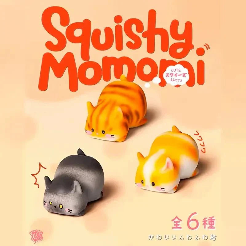 Squishy Momomi Cute Kitty Series Figures. Blind Box