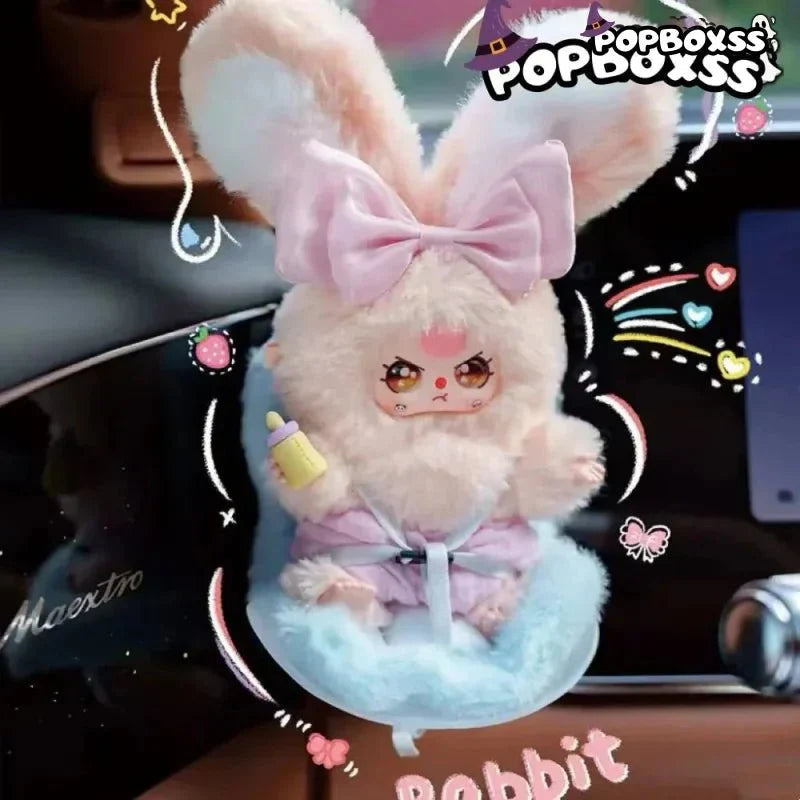 Baby Three Vehicle Mounted Baby Series Plush Dolls, Blind Box