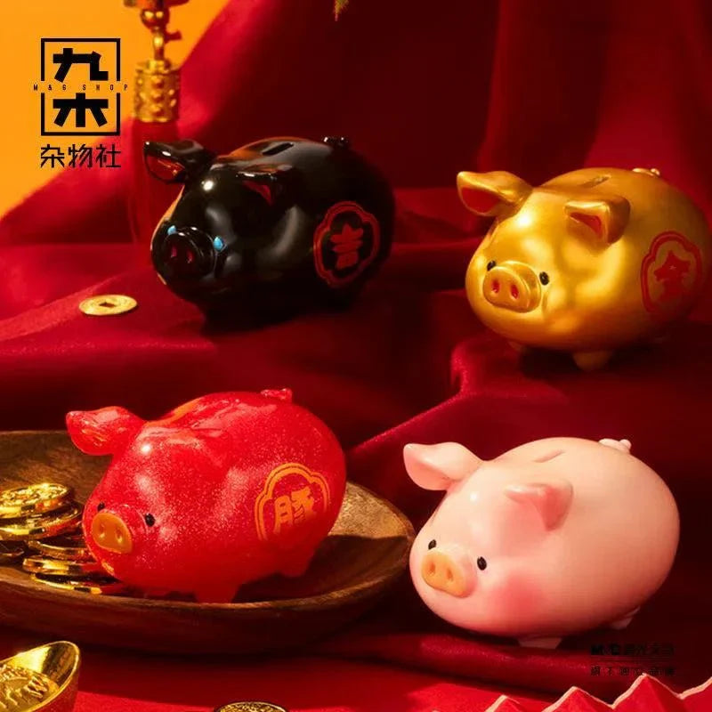 LuLu The Piggy Lucky Fortune Piggy Series Figures. Blind Bag