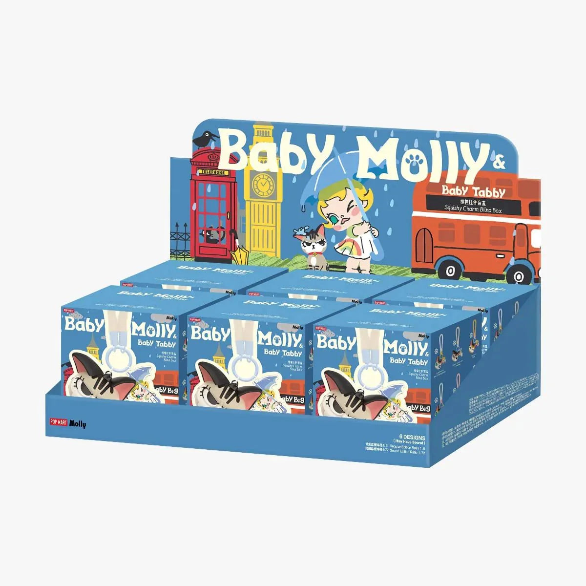 Baby Molly & Baby Tabby Series-Pinch Pendant Blind Box