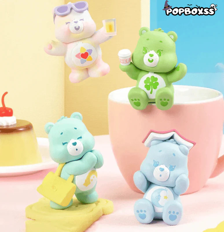 Care Bears Little Things Series Cubby Face Mini Beans Figures, Blind Bag