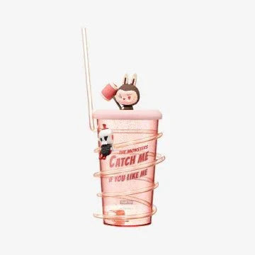 THE MONSTERS LABUBU  Catch Me lf YouLike Me Series-Straw Cup