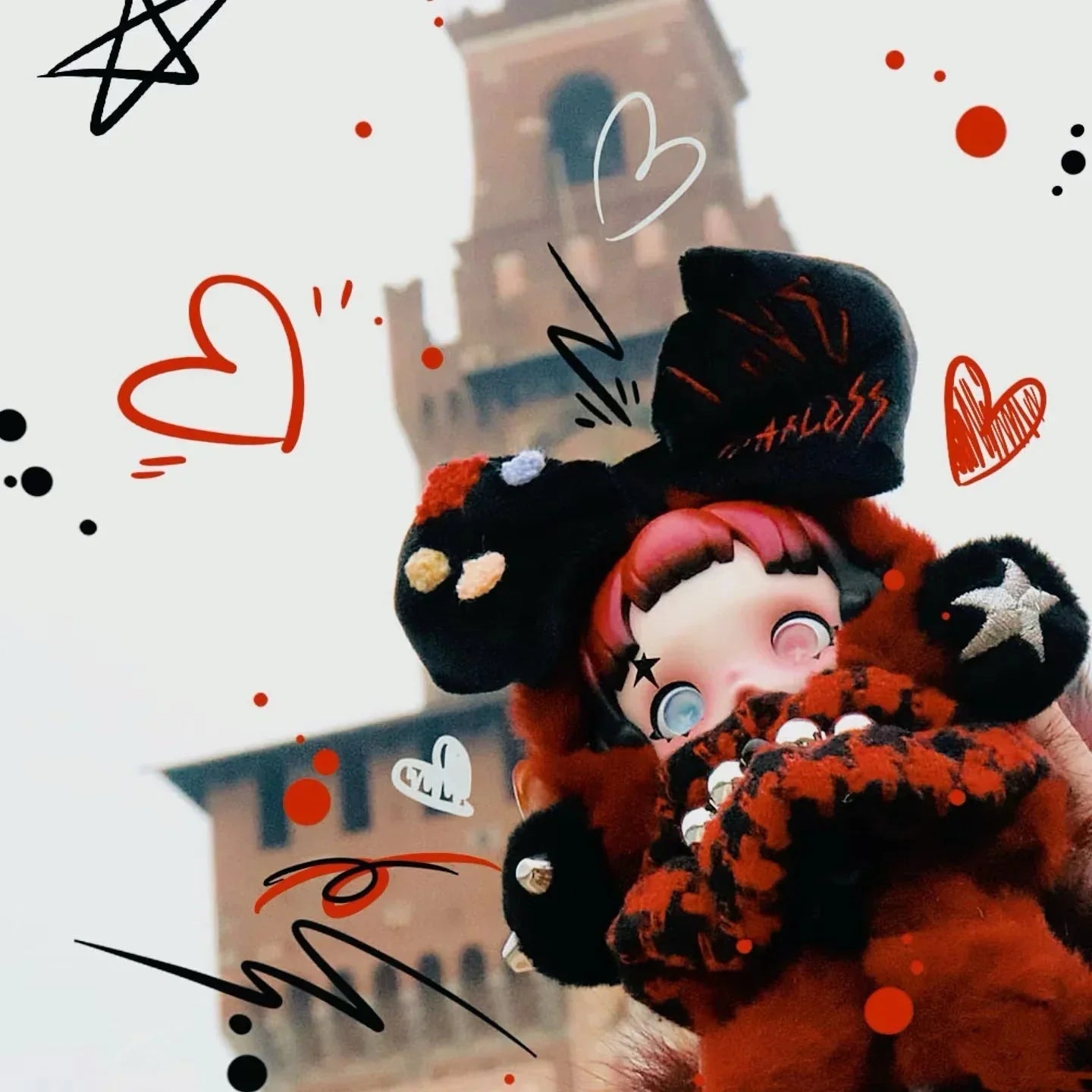 SKULLPANDA Plush-6kHz. Italy Limited