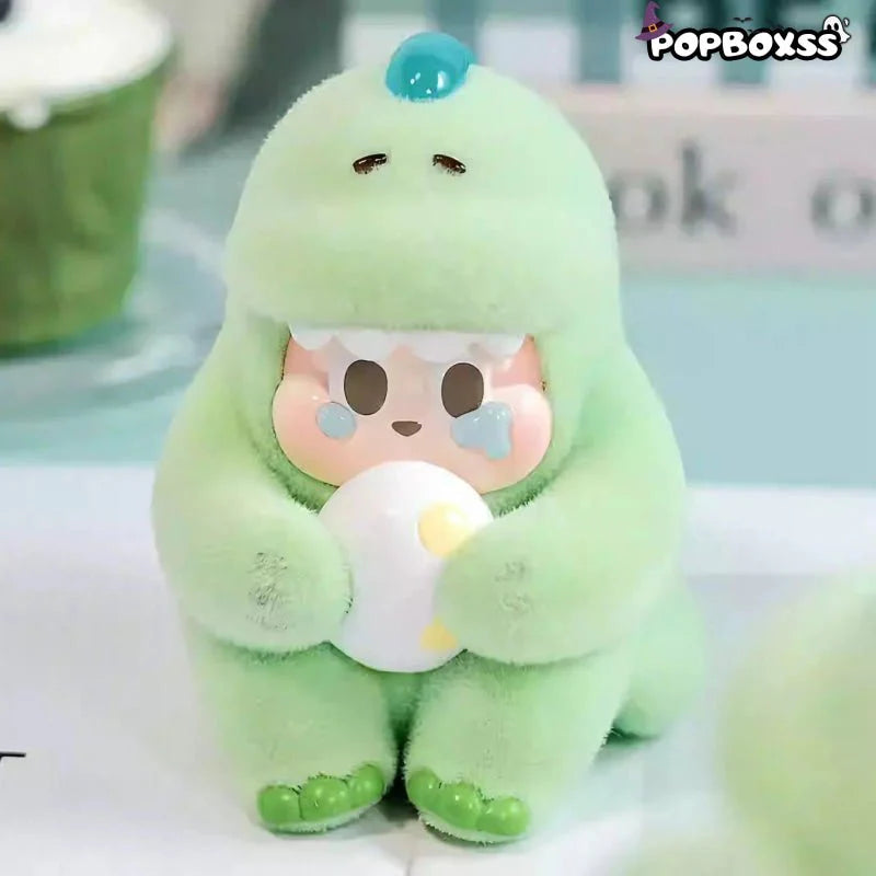 THE SLLO Dinosaur Series PVC Figures. Fuzzy Blind Box