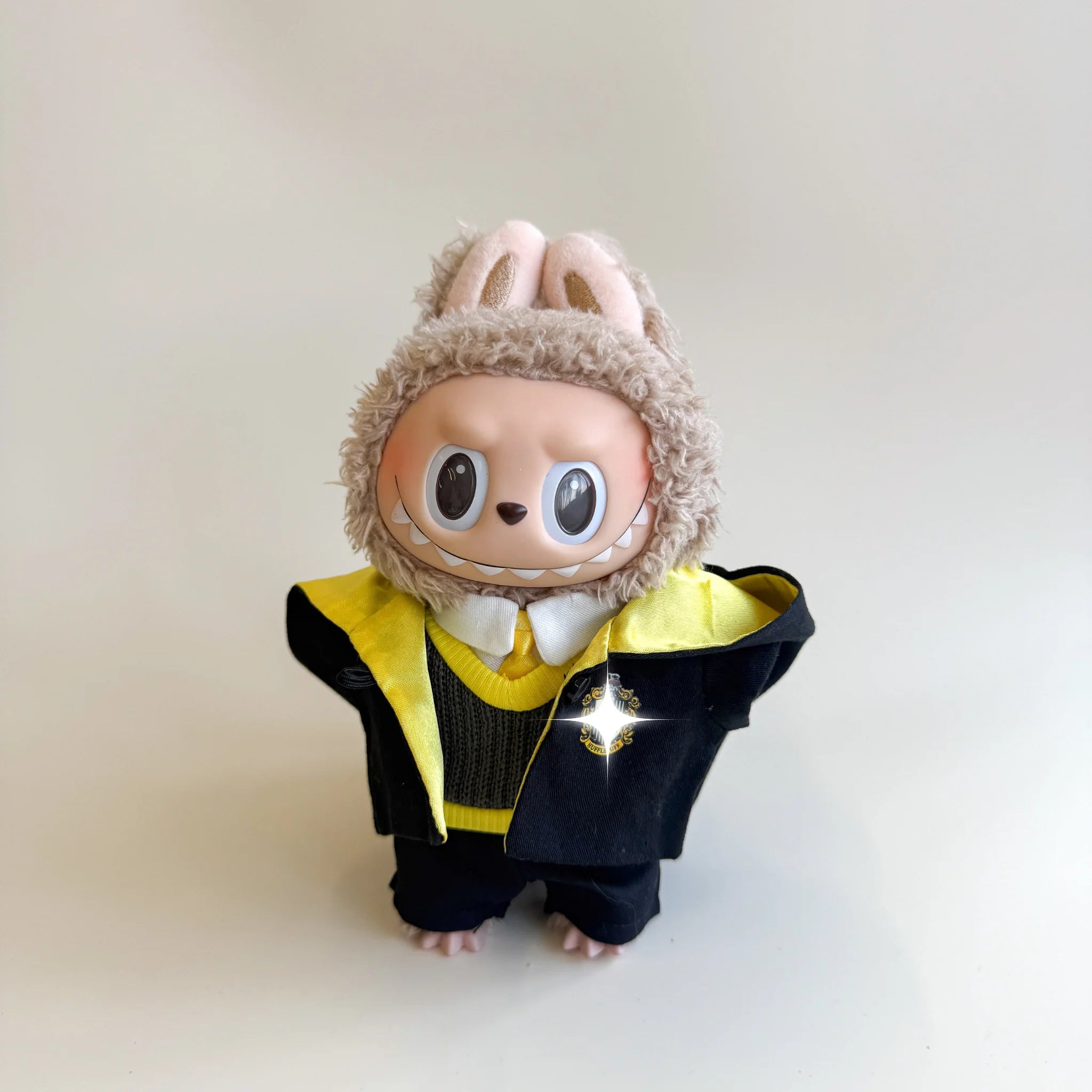Labubu Yellow Wizard Outfit Set – Magical School Edition