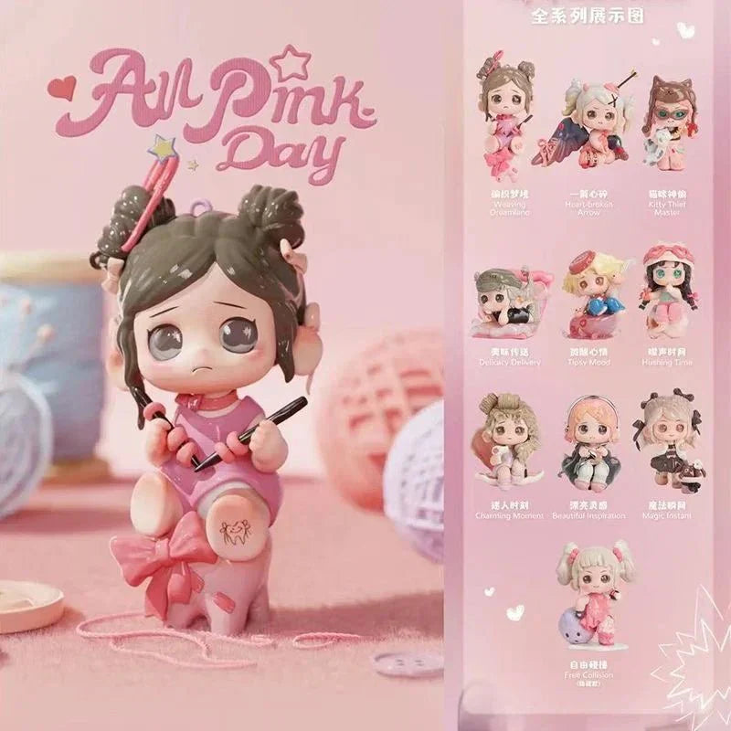 OONA-All Pink Day Series Figures. Blind Box