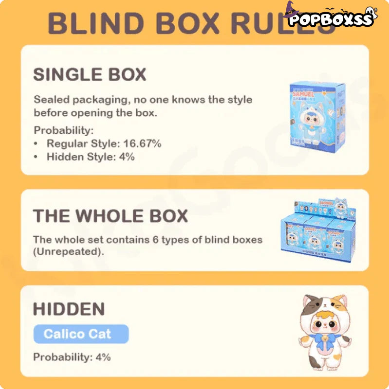 Samuel Little Cat Party Series Plush Blind Box