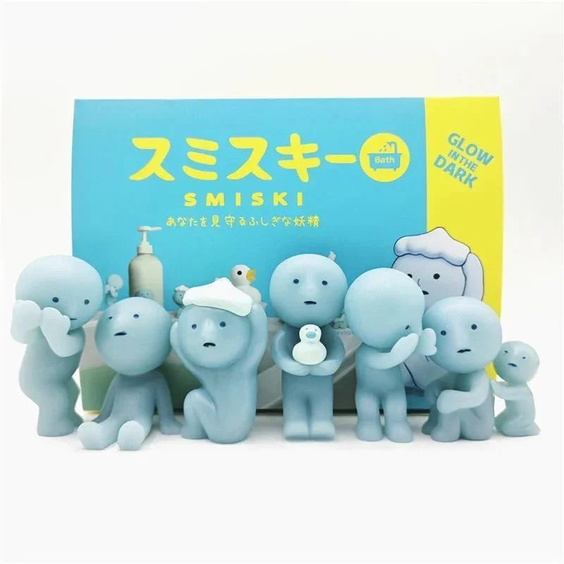Smiski Bath Series Figures. Blind Box