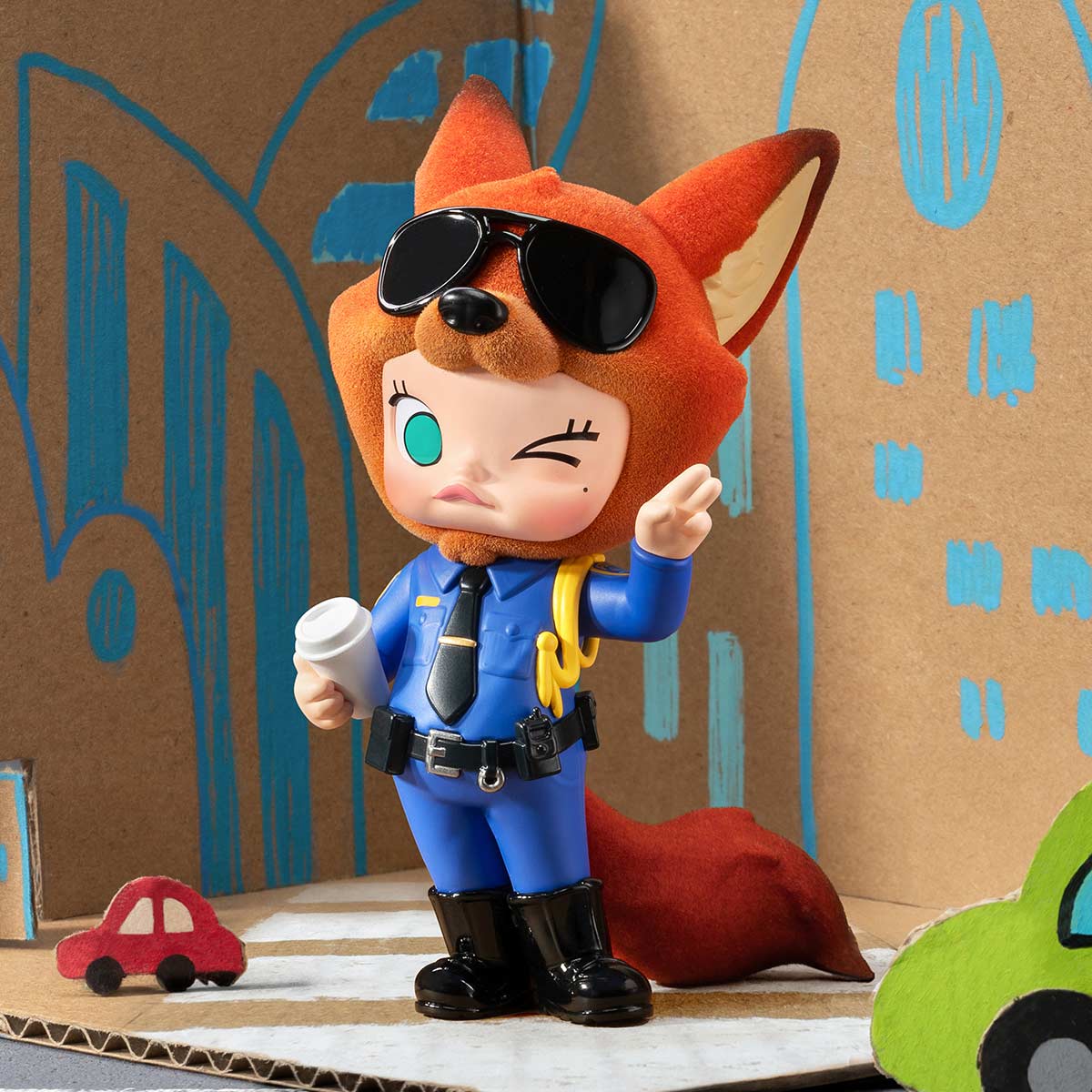 MOLLY × Zootopia Co-branded Series Figure. Blind Box