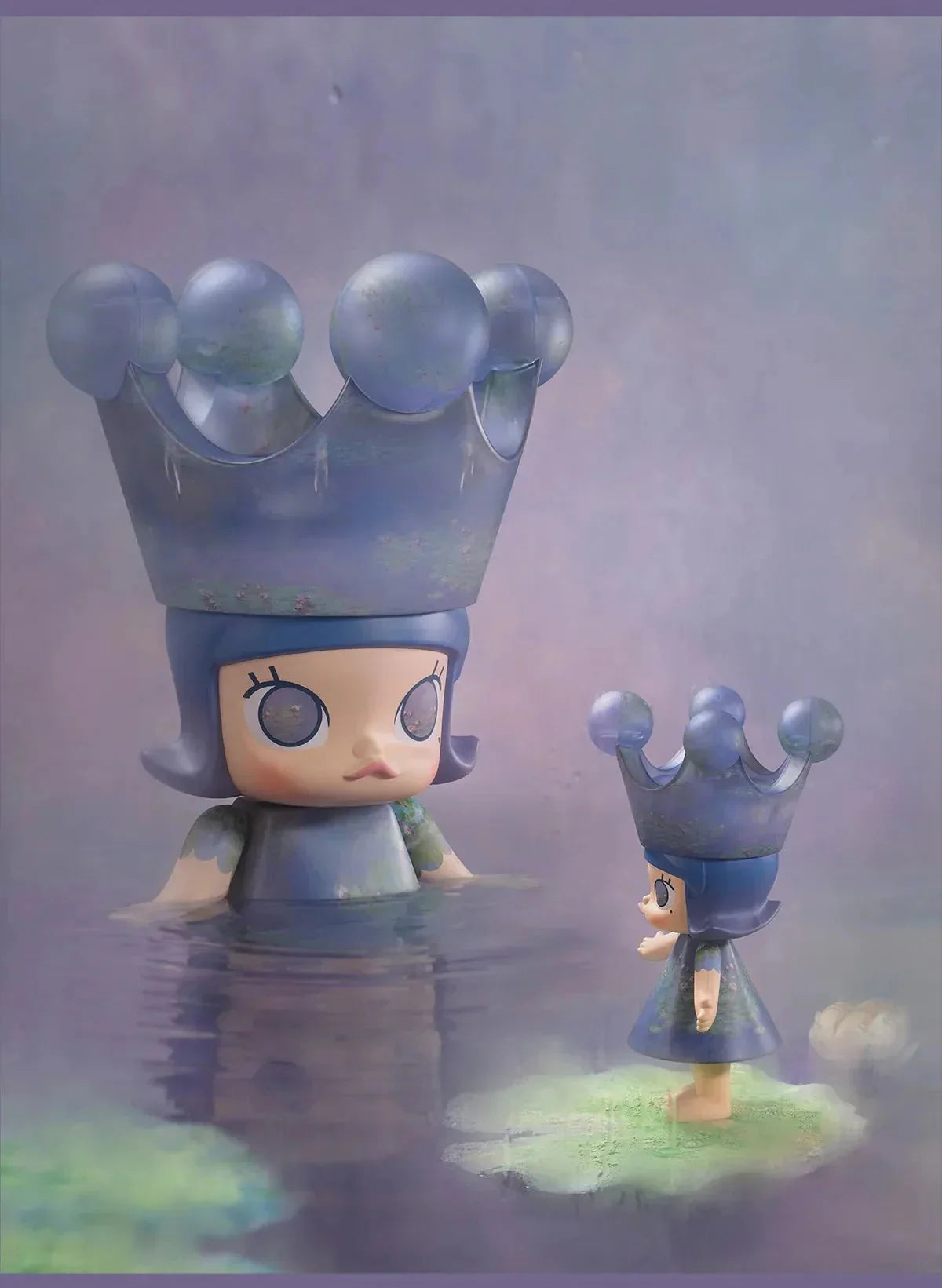 POP MART MEGA ROYAL MOLLY 400% Monet-Les Nymphéas