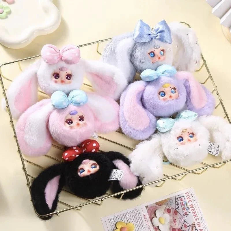 MM Candy Bunny V2 Series Plush Keychain Dolls. Blind Box