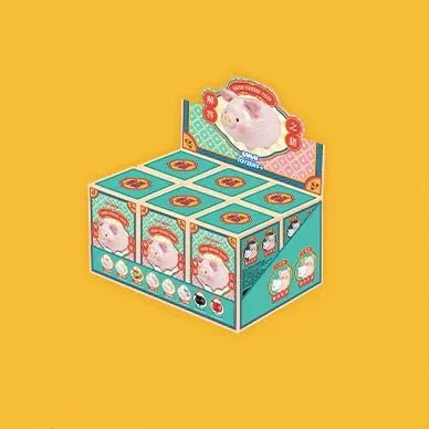 LuLu The Piggy Lucky Fortune Piggy Series Figures. Blind Bag
