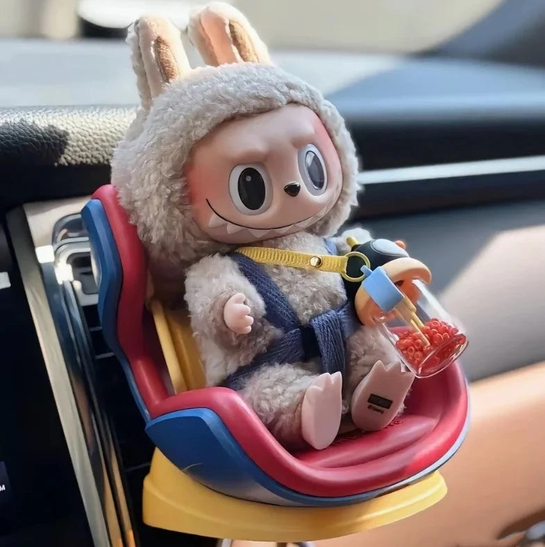 Kawaii Doll Seat Mini Seat for Labubu Ob11 Doll Cartoon Ornament