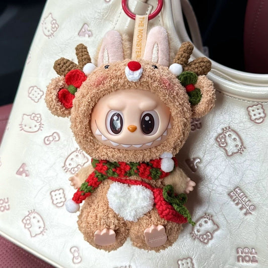 Labubu clothes Christmas Outfit plush Elk Labubu clothes