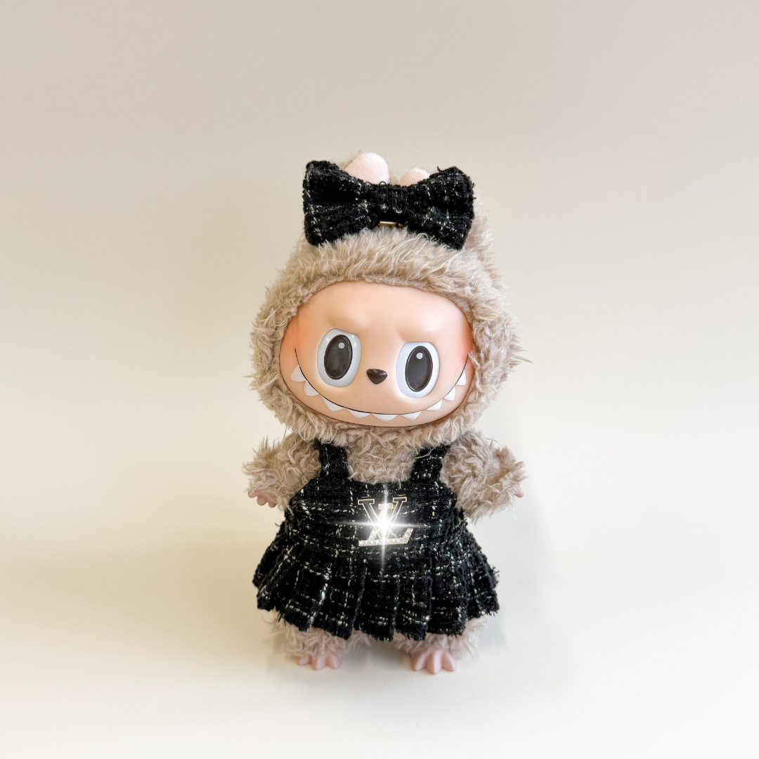 Labubu Tweed Dress Set – Collector Edition with Bow