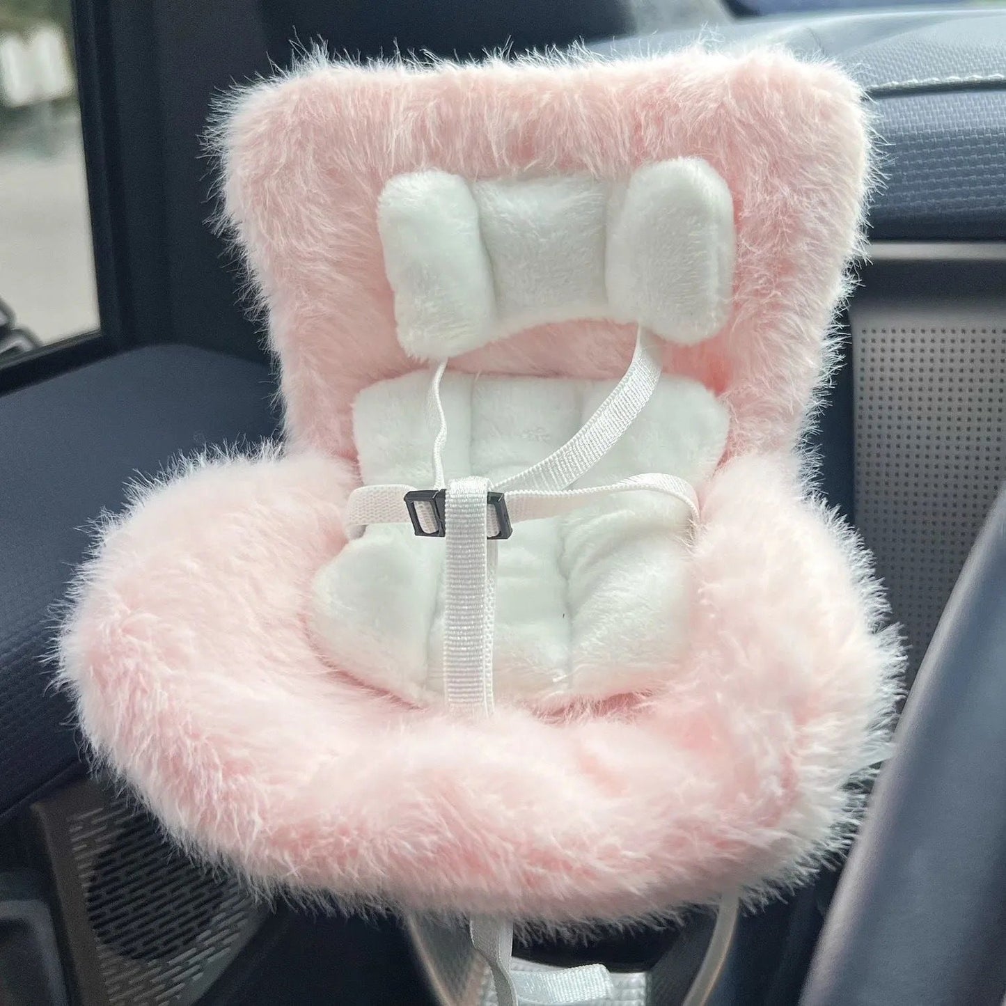 Labubu Plush Car Seat - Pastel Collection (5 Colors)