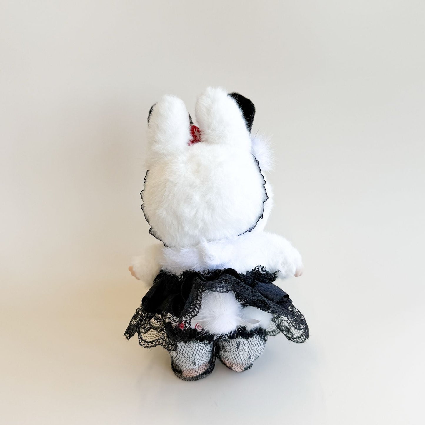 Labubu Black & White Bunny Dress Outfit – Lace Style