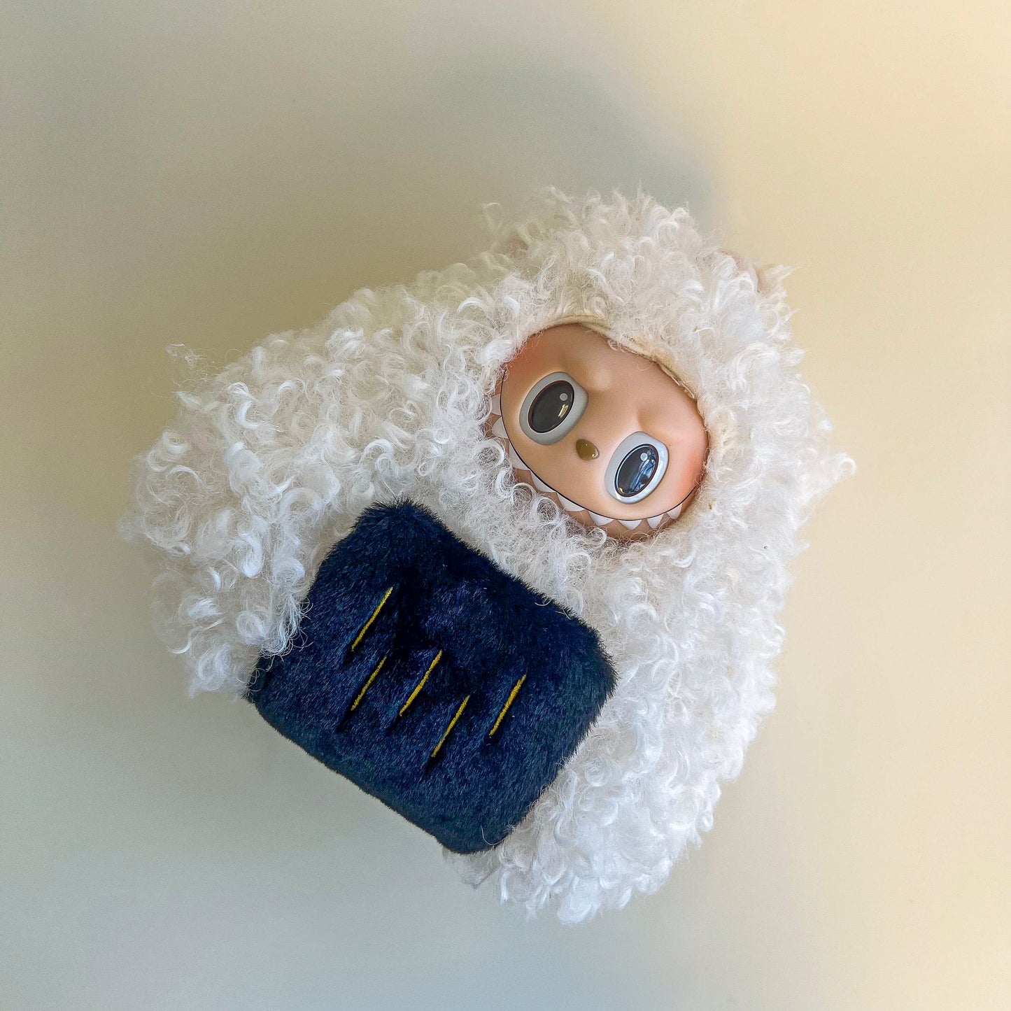 Labubu Fuzzy Onigiri Outfit Set – Dual Patch Edition