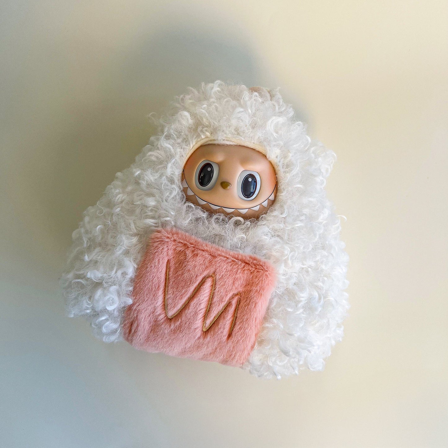 Labubu Fuzzy Onigiri Outfit Set – Dual Patch Edition