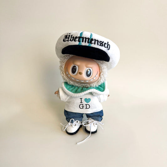 Labubu Signature Sailor Denim Outfit Set – Idol-Inspired Collection (6 items)