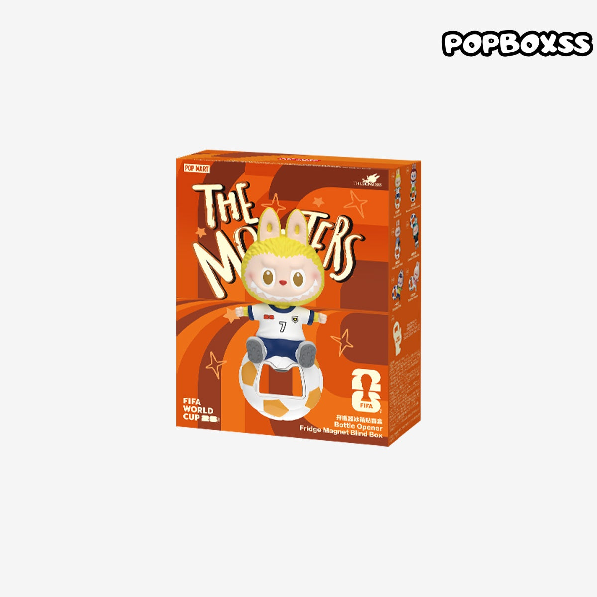 THE MONSTERS × FIFA SERIES - Bottle Opener Fridge Magnet Blind Box