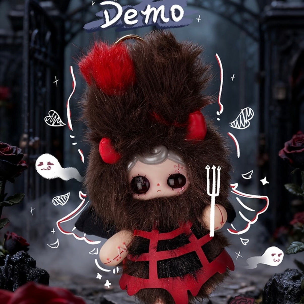 Baby three YUNA Under the cover of night Vinyl plush toys