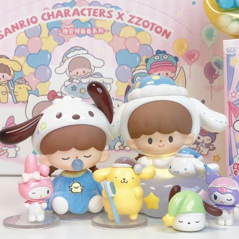 zZoton x Sanrio Preparation Before Bedtime Series Figures, Blind Box