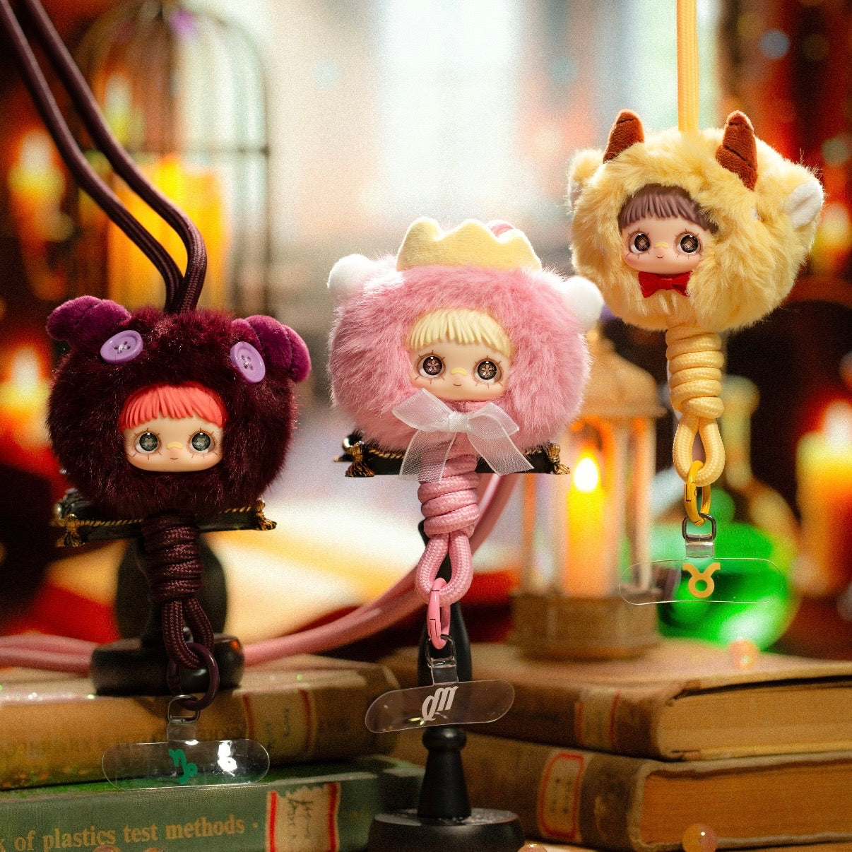 【US 3-5 Arrival】maymei twelve zodiac signs mobile phone lanyard