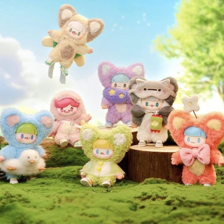 ADOU Colorful Life Series Plush Dolls. Blind Box