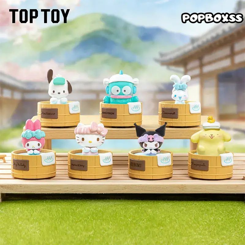 Sanrio characters Spinning Hot Spring Series Figures Blind Box