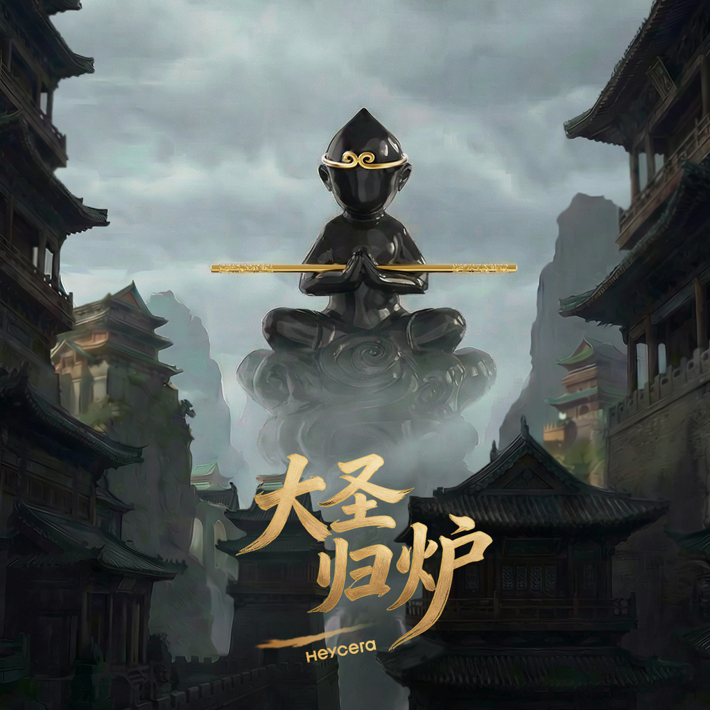 HeyceraCeramic Sun Wukong The Great Sage Returns to the Furnace figurines
