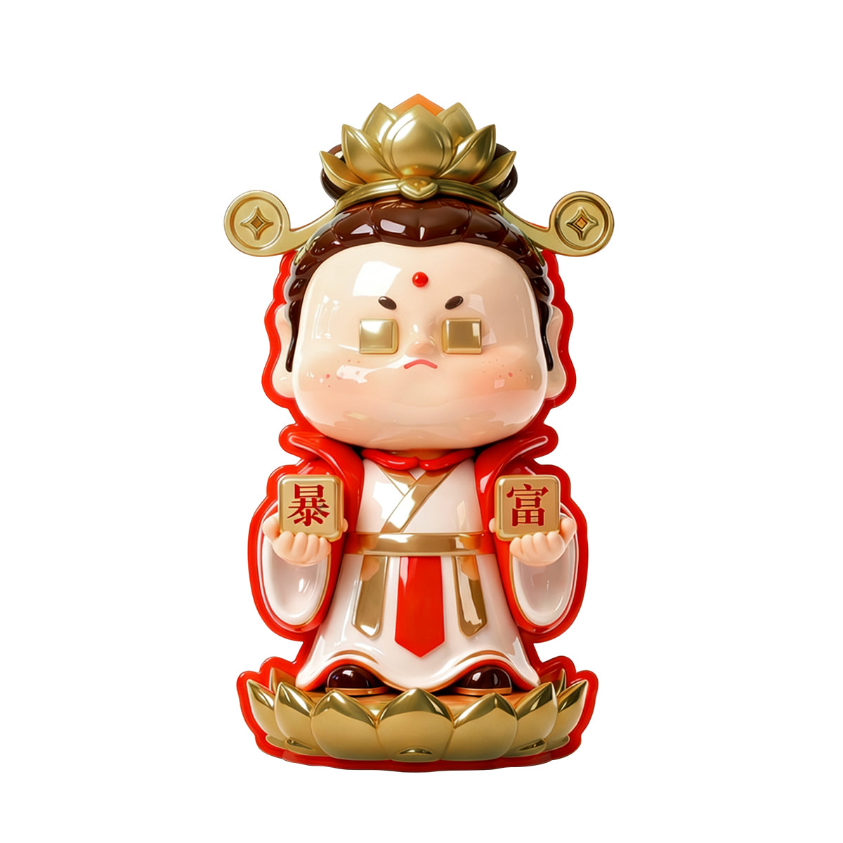 Heycera God of Wealth Furnace figurines
