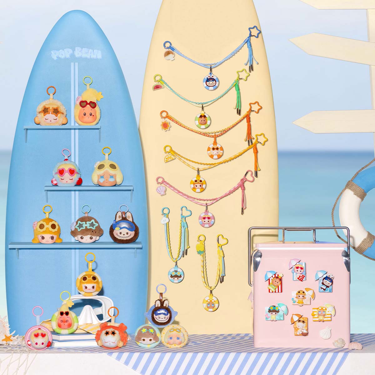 POPMART POP BEAN Island Vacation Series Earphone Case(PRE ORDER)