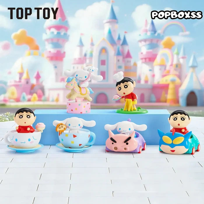 CINNAMOROLL X CRAYON SHINCHAN Wonderland Series Figures Blind Box