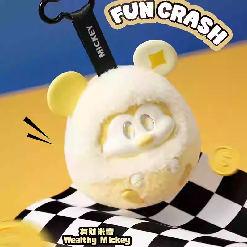 DSN-Mickey Fun Crash Series Vinly Plush Pendant Dolls. Blind Box